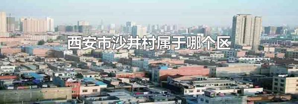 西安市沙井村属于哪个区