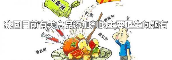 我国目前有关食品添加剂的主要卫生问题有