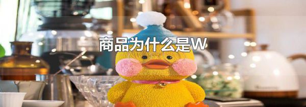商品为什么是W