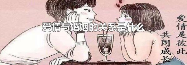 爱情与婚姻的关系是什么
