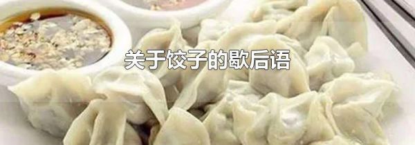 关于饺子的歇后语