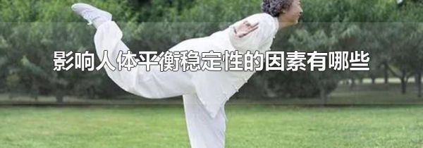 影响人体平衡稳定性的因素有哪些