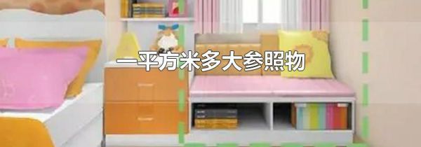 一平方米多大参照物