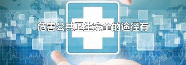 危害公共卫生安全的途径有