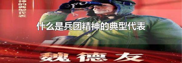 什么是兵团精神的典型代表