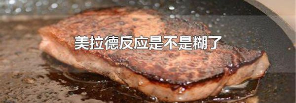 美拉德反应是不是糊了