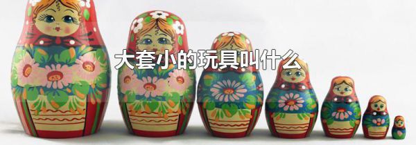 大套小的玩具叫什么