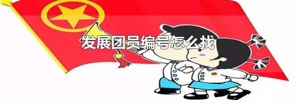 发展团员编号怎么找