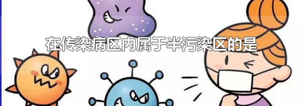 在传染病区内属于半污染区的是