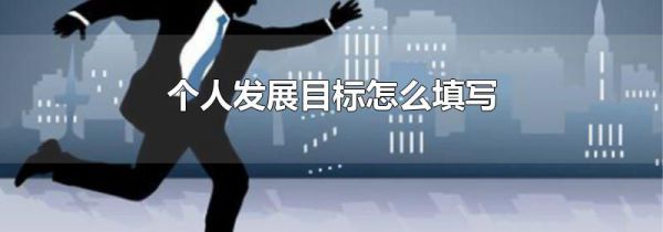个人发展目标怎么填写