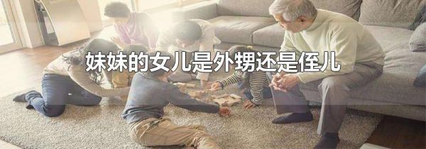 妹妹的女儿是外甥还是侄儿