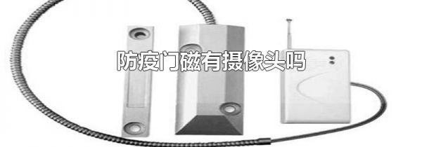 防疫门磁有摄像头吗