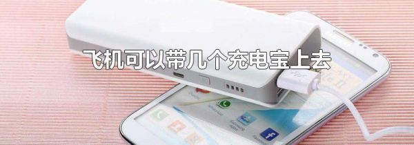 飞机可以带几个充电宝上去