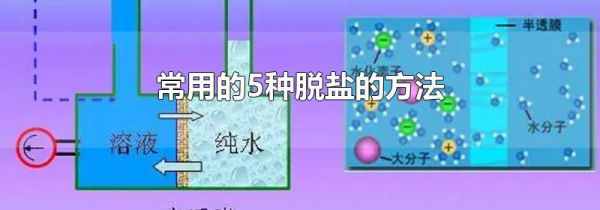 常用的5种脱盐的方法