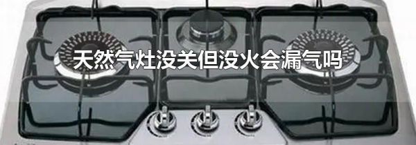 天然气灶没关但没火会漏气吗