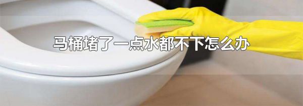马桶堵了一点水都不下怎么办
