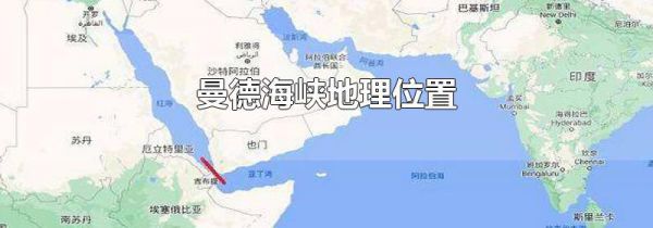 曼德海峡地理位置