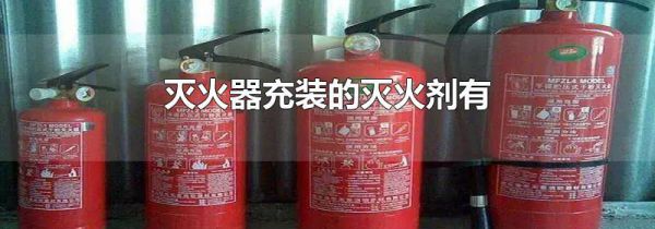 灭火器充装的灭火剂有