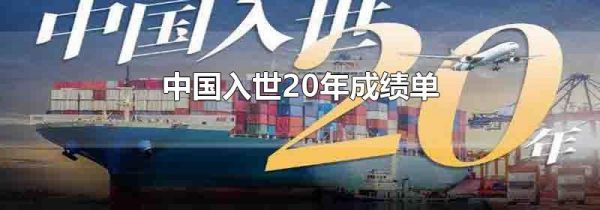 中国入世20年成绩单