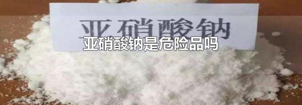 亚硝酸钠是危险品吗