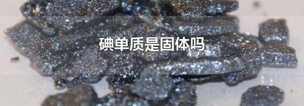 碘单质是固体吗