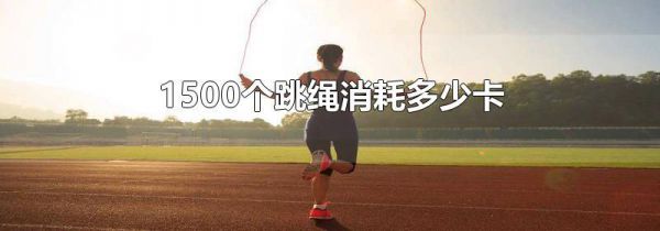 1500个跳绳消耗多少卡
