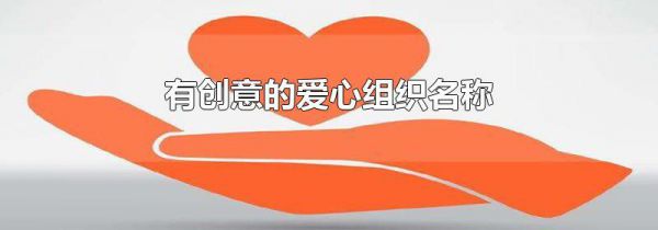 有创意的爱心组织名称