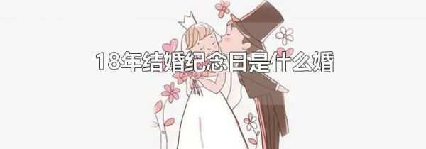 18年结婚纪念日是什么婚