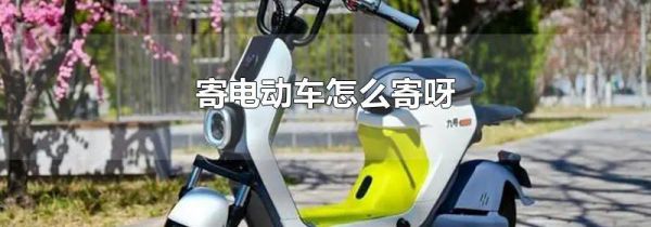 寄电动车怎么寄呀