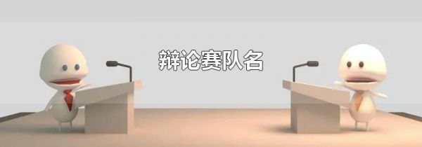 辩论赛队名