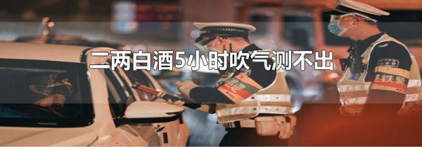二两白酒5小时吹气测不出