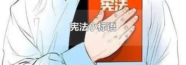 宪法小标语