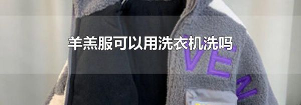 羊羔服可以用洗衣机洗吗