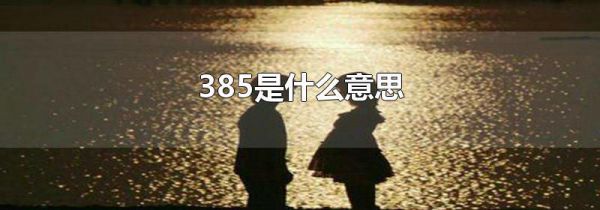 385是什么意思