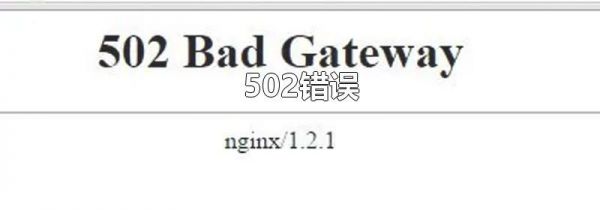 502错误