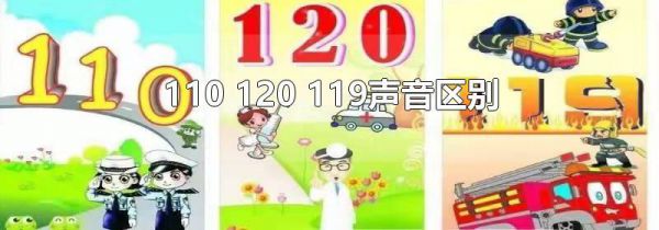 110 120 119声音区别