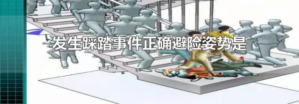 发生踩踏事件正确避险姿势是