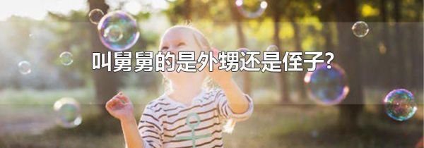 叫舅舅的是外甥还是侄子?