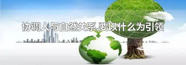 协调人与自然关系,要以什么为引领