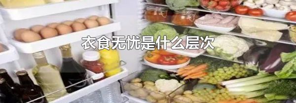 衣食无忧是什么层次