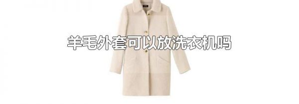 羊毛外套可以放洗衣机吗