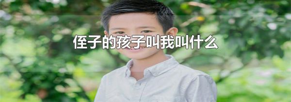 侄子的孩子叫我叫什么