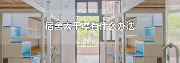 宿舍太干燥有什么办法