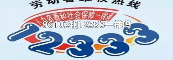 96102和12333一样吗