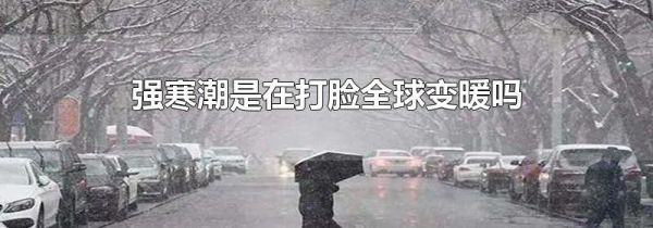 强寒潮是在打脸全球变暖吗