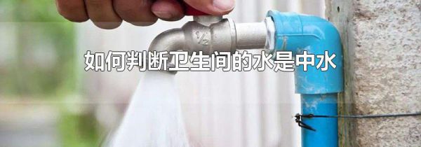 如何判断卫生间的水是中水