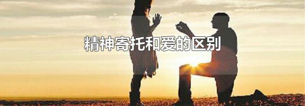 精神寄托和爱的区别