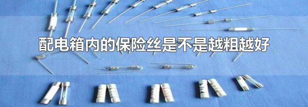 配电箱内的保险丝是不是越粗越好