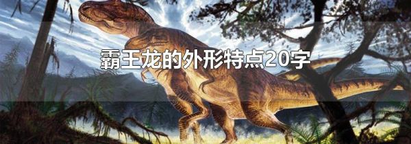 霸王龙的外形特点20字