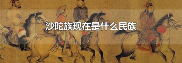 沙陀族现在是什么民族